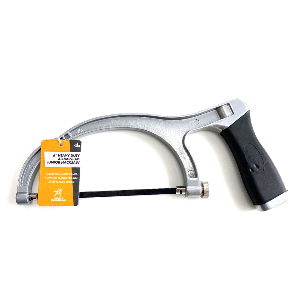 JUNIOR HACKSAW 6 HEAVY DUTY ALUMINIUM FRAME RUBBER HANDLE - TOOLZONE KDPSW079