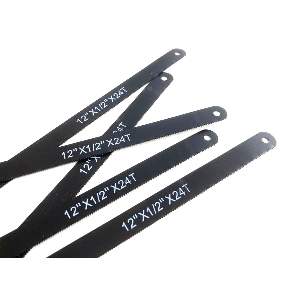 HACKSAW BLADES 12 24 TPI CARBON STEEL 12 PIECES - TOOLZONE KDPSW101