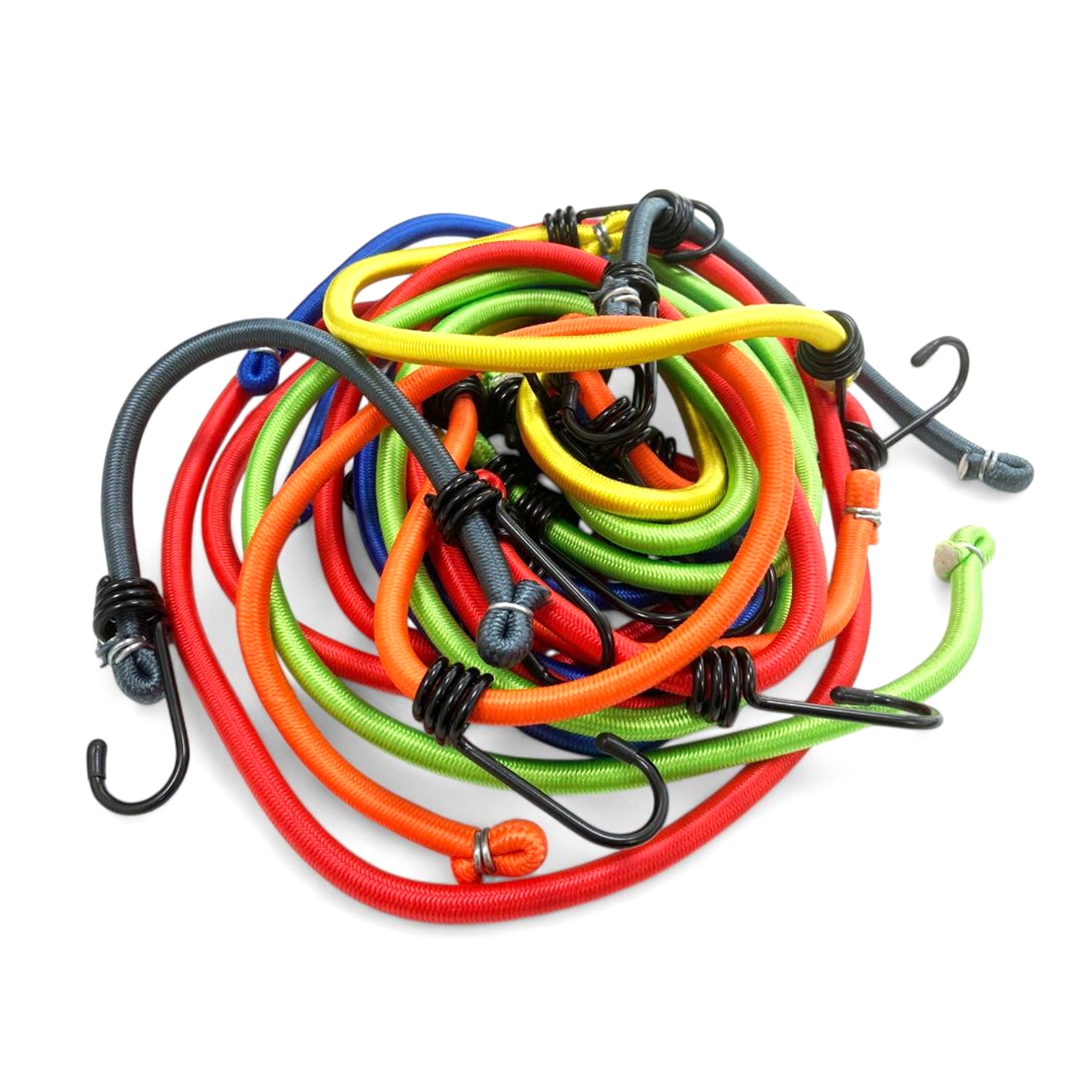 BUNGEE SET 12PC ASSORTED 8mm 300mm 450mm 600mm 750mm 900mm 1300mm - TOOLZONE KDPTD007