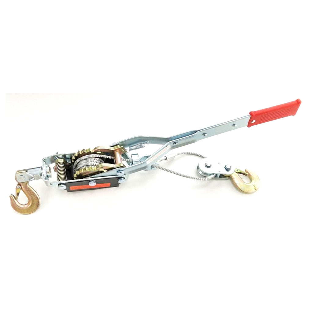CABLE PULLER 4 TON 8000lb 4000lb LIFTING DOUBLE GEARS - TOOLZONE KDPTD026