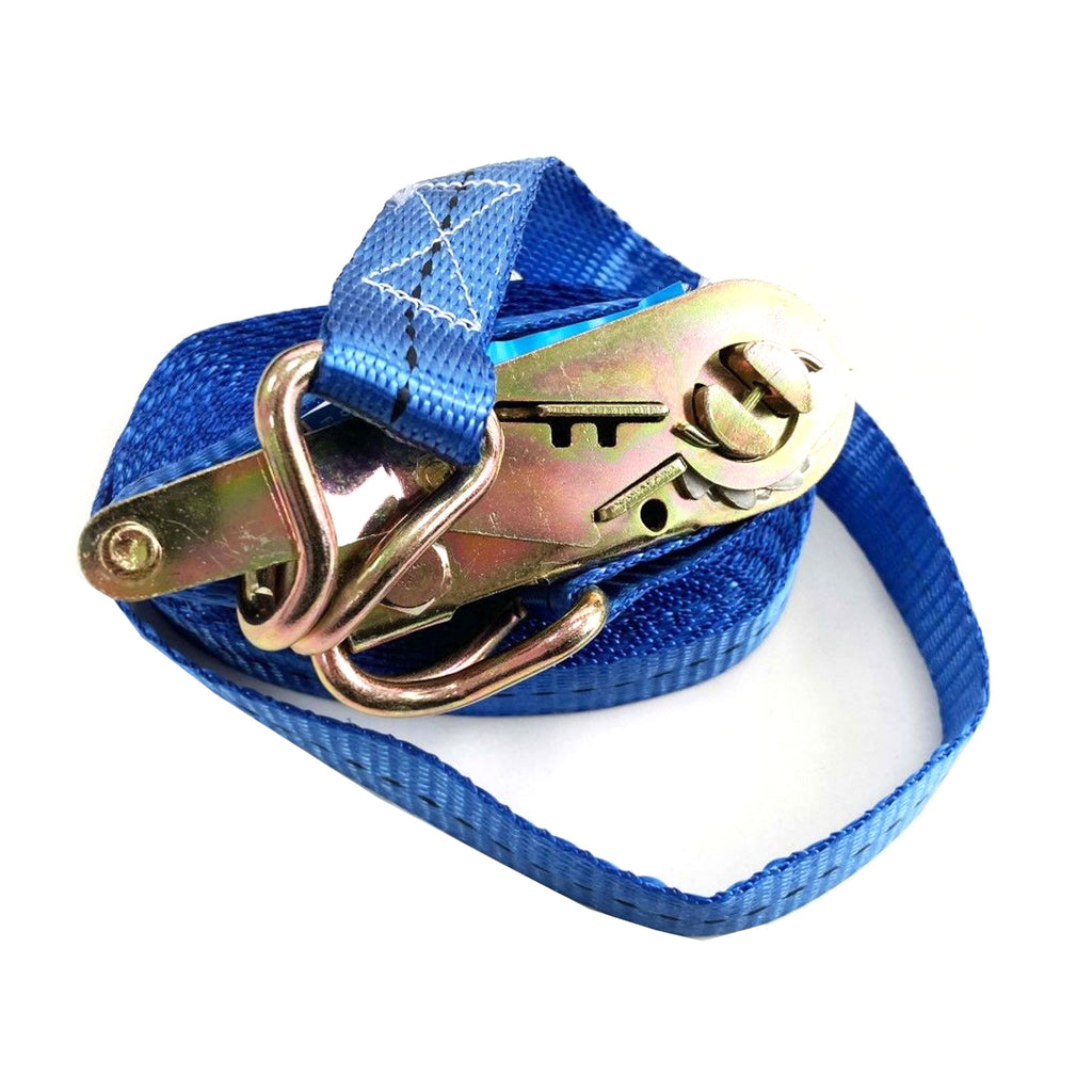 HEAVY DUTY RATCHET TIE DOWN 1 x 8m 400kg CAPACITY - TOOLZONE KDPTD035