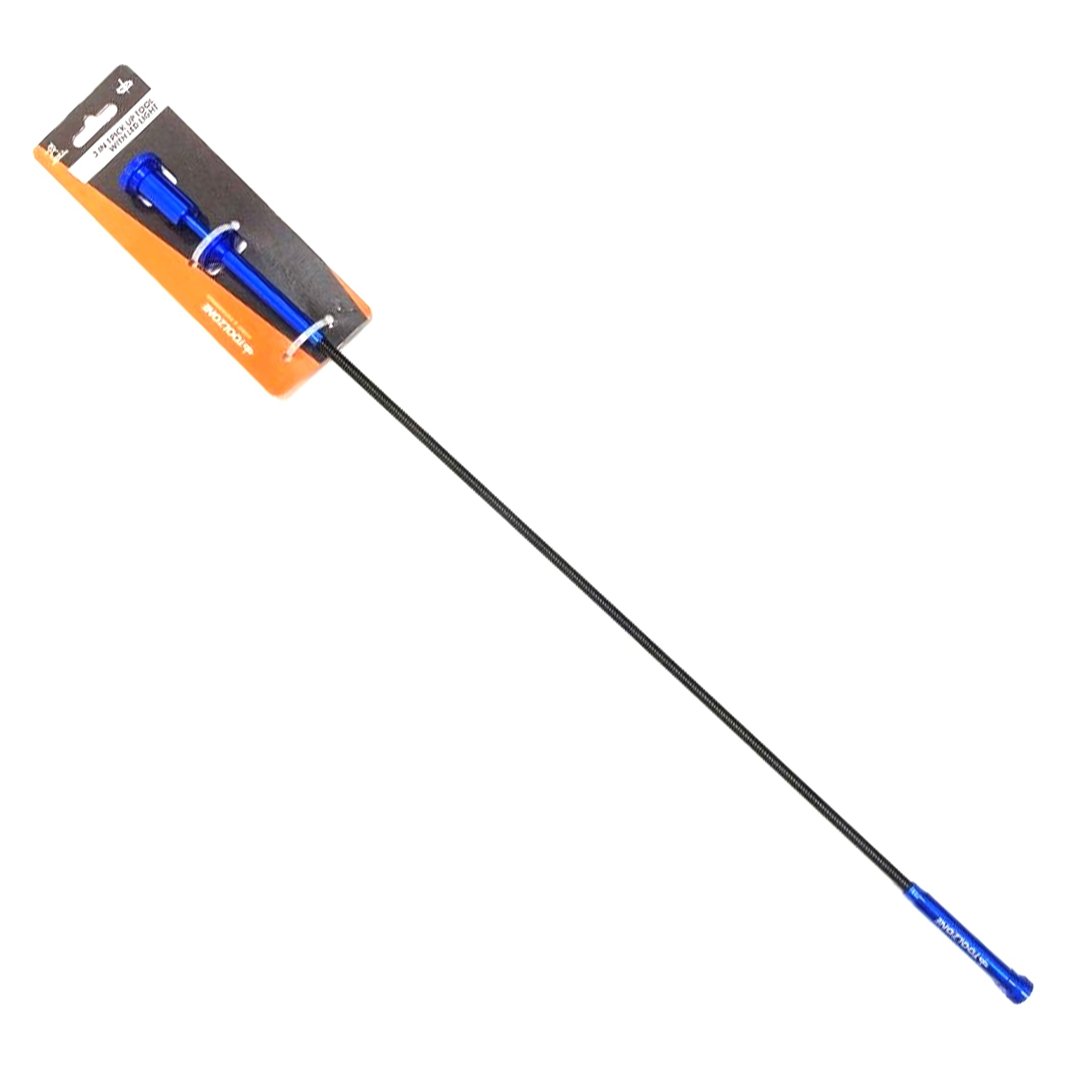 FLEXIBLE MAGNETIC PICK UP TOOL 3 IN 1 620mm WITH LED LIGHT AND CLAW - TOOLZONE KDPTO189