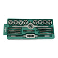 TAP AND DIE SET 20 PIECE CARBON STEEL METRIC M3-M12 - TOOLZONE KDPTP101