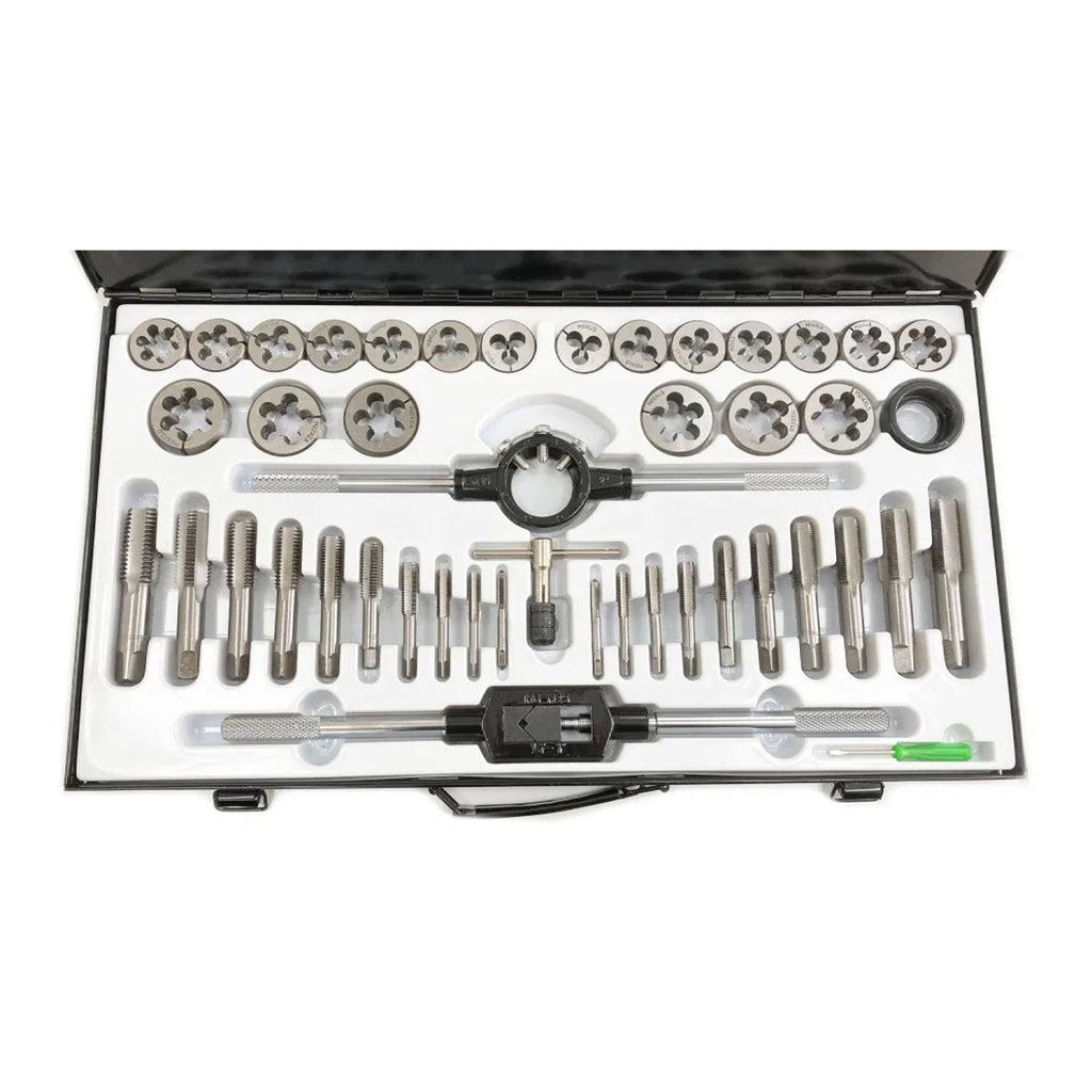 TAP AND DIE SET METRIC 45 PIECE LARGE TUNGSTEN ALLOY STEEL - TOOLZONE KDPTP106