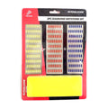 WHETSTONE DIAMOND 3PC 6 x 2 180 280 400 GRIT WITH HOLDER - TOOLZONE KDPWW069
