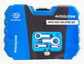 NUT SPLITTER SET 4pc 9-36mm CHROME STEEL WITH CASE - TOOLZONE KDPAU062