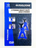AXLE STANDS 3 TON 1 PAIR - TOOLZONE KDPAU159