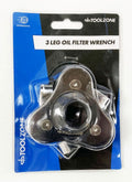 OIL FILTER WRENCH 3 leg dual drive 63-102mm - TOOLZONE KDPAU205
