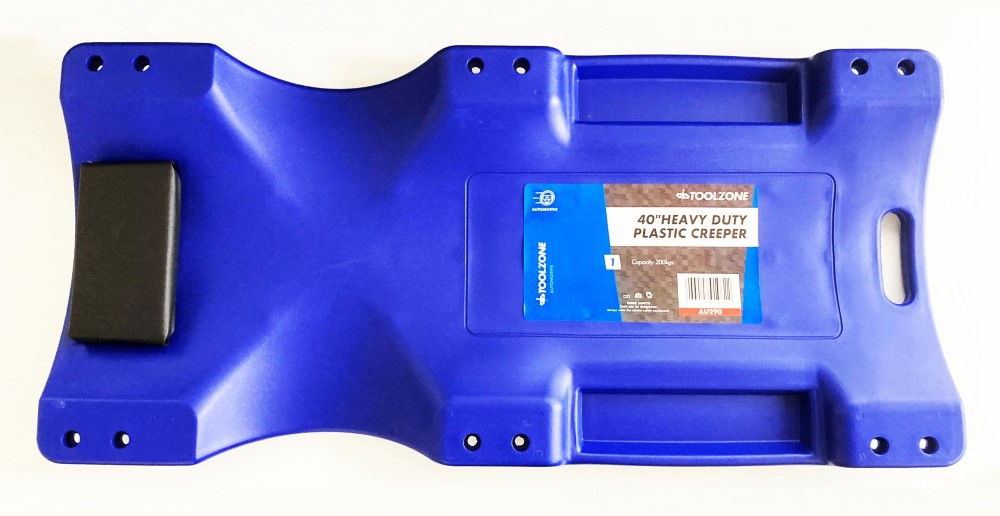 PLASTIC CREEPER 40 WITH PADDED HEADREST - TOOLZONE KDPAU290