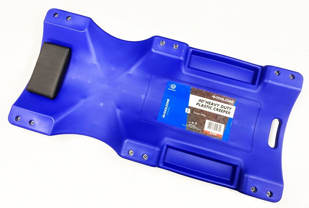 PLASTIC CREEPER 40 WITH PADDED HEADREST - TOOLZONE KDPAU290