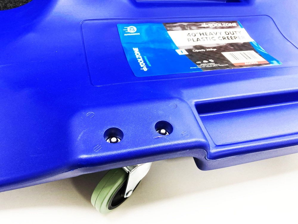 PLASTIC CREEPER 40 WITH PADDED HEADREST - TOOLZONE KDPAU290