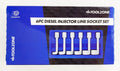 DIESEL INJECTOR LINE SOCKET SET 6pc 1/2 DRIVE 12-19mm - TOOLZONE KDPAU338
