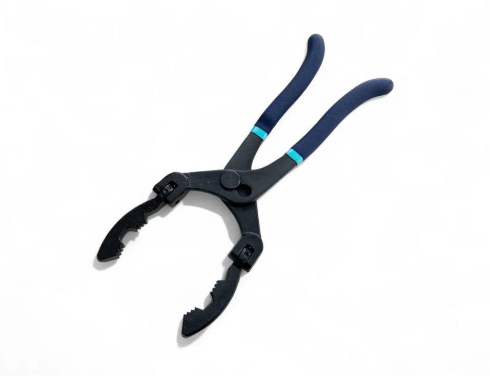FLEXI ADJUSTABLE JAW SWIVEL OIL FILTER PLIERS - TOOLZONE KDPAU408