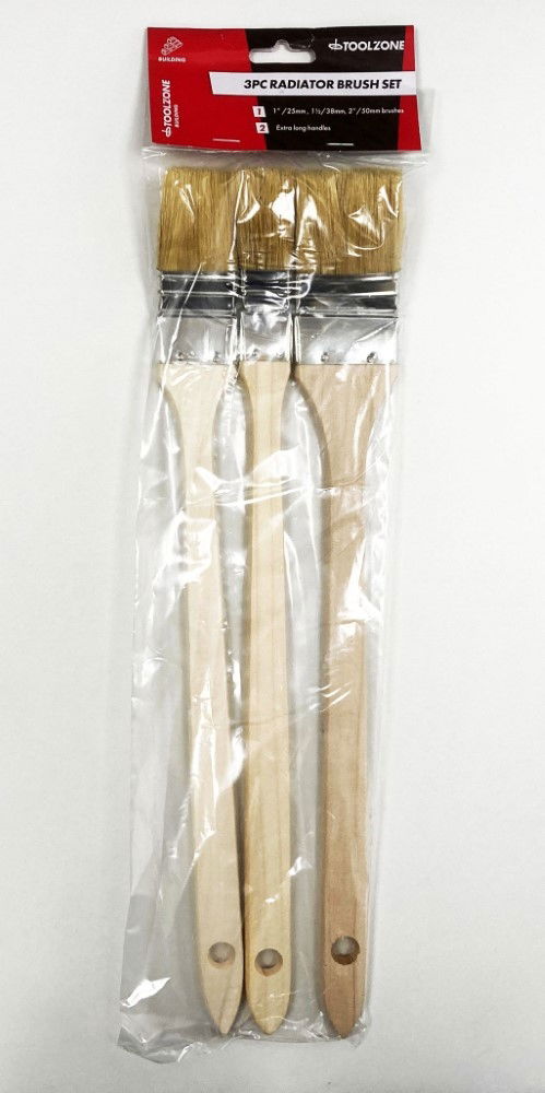RADIATOR BRUSH SET 3PC ANGLED HEAD 1