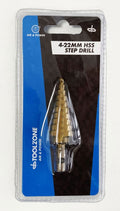STEP DRILL HSS TITANIUM COATED 4-22mm - TOOLZONE KDPDR123
