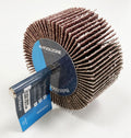 FLAP WHEEL FOR DRILL 60x30mm 80 grit 6mm SPINDLE - TOOLZONE KDPDR180