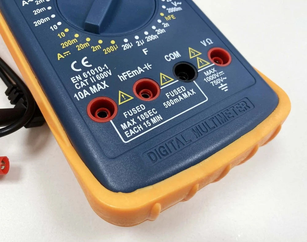 DIGITAL MULTIMETER LARGE LCD DISPLAY ROHS COMPLIANT - TOOLZONE KDPEL060