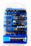 ROTARY ACCESSORY KIT 150pc FOR GRINDING POLISHING CUTTING DRILLING - TOOLZONE KDPHB261