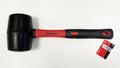 RUBBER MALLET 32oz BLACK FIBREGLASS HANDLE 350mm - TOOLZONE KDPHM108