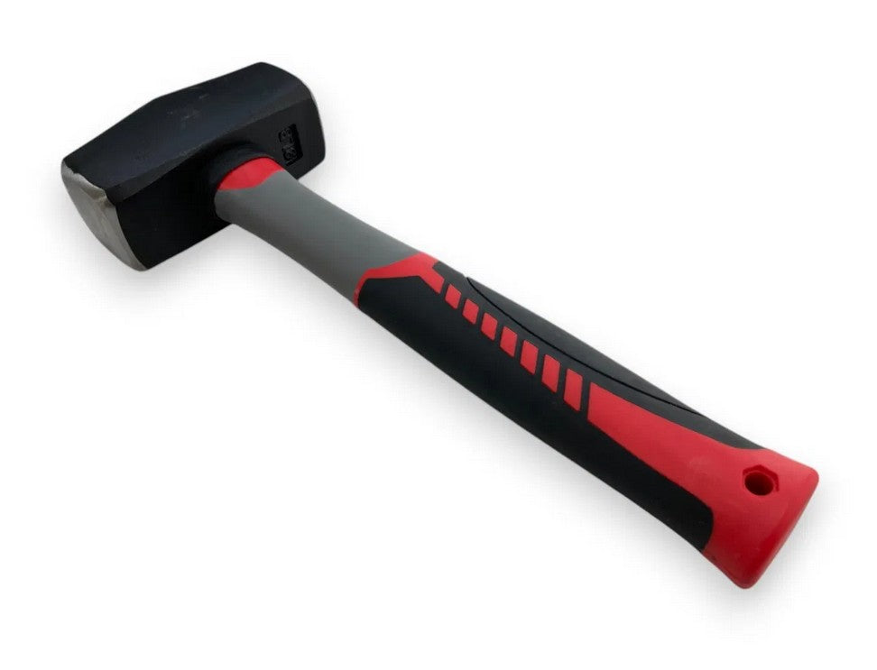 1.5Kg / 3LB FIBRE HANDLE MINI LUMP HAMMER / TRACK MARKING - TOOLZONE KDPHM175