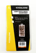 NUTS AND BOLTS ASSORTMENT 220pc M5-M6 VARIOUS LENGTHS - TOOLZONE KDPHW020