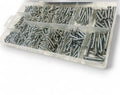 SHEET METAL SCREWS ASSORTMENT 550pc ZINC PLATED PHILLIPS HEAD VARIOUS SIZES - TOOLZONE KDPHW026