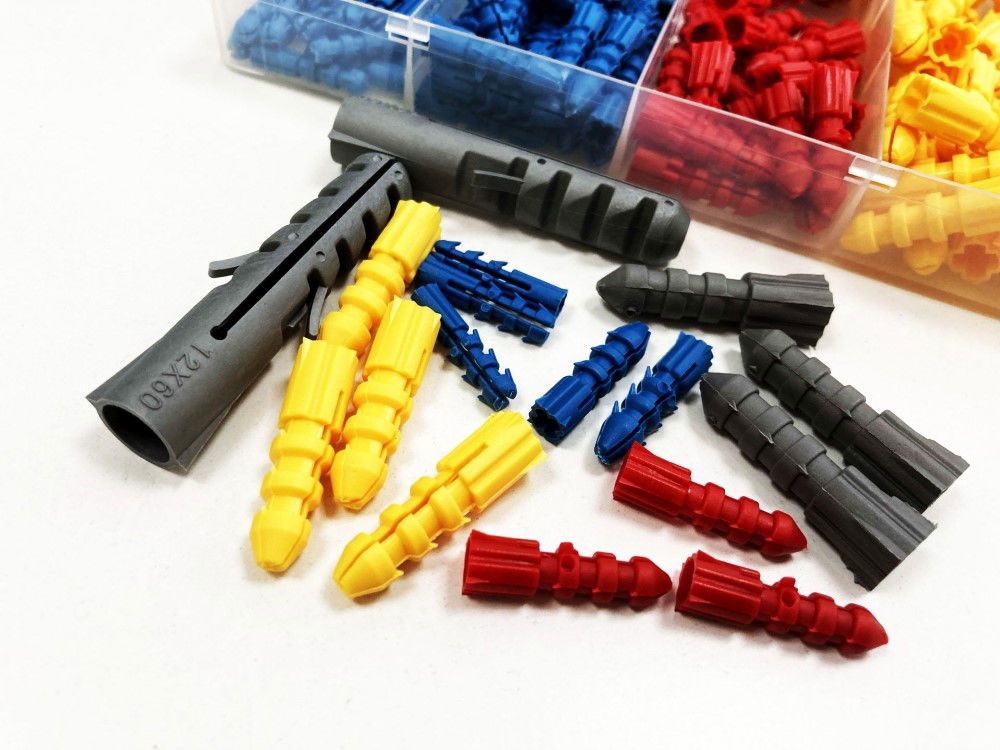WALLPLUGS ASSORTMENT 220pc 5-12mm IN POLY BOX - TOOLZONE KDPHW070