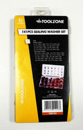 SEALING WASHER ASSORTMENT 141pc IN STORAGE BOX - TOOLZONE KDPHW181