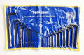 HEX KEY SET METRIC AND AF 25pc IN WALLET CHROME VANADIUM - TOOLZONE KDPHX021
