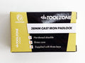 PADLOCK CAST IRON 38mm WITH 3 KEYS - TOOLZONE KDPLK028