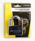 PADLOCK PROTECTED SHACKLE STEEL 60mm WITH 3 KEYS - TOOLZONE KDPLK045