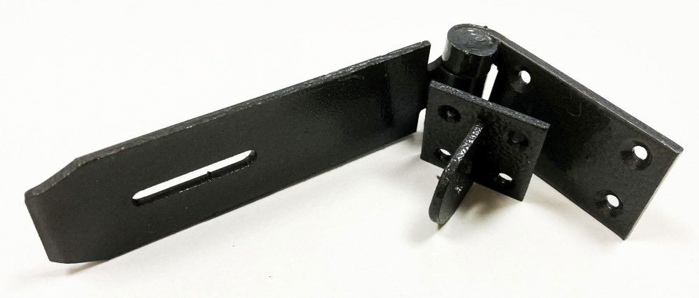 HASP AND STAPLE CAST IRON 5.5 x 1.5 WITH FIXINGS - TOOLZONE KDPLK103