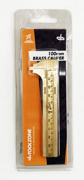 CALIPER VERNIER BRASS 100mm METRIC AND IMPERIAL - TOOLZONE KDPMS060