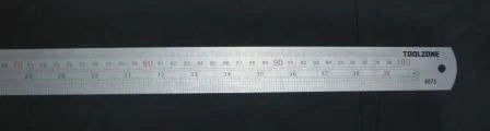 STAINLESS STEEL RULER 1m 1.5mm THICKNESS METRIC AND IMPERIAL - TOOLZONE KDPMS102