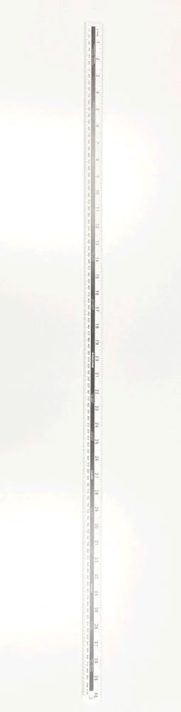 ALUMINIUM RULER 1m METRIC AND IMPERIAL ANODISED - TOOLZONE KDPMS110