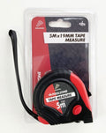 TAPE MEASURE 5m x 19mm RUBBER COATED METRIC AND IMPERIAL - TOOLZONE KDPMS123