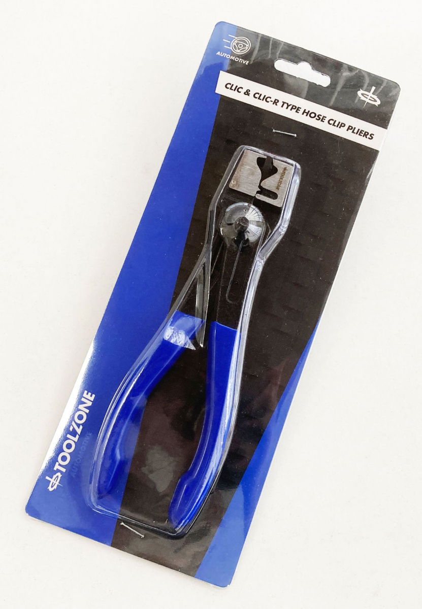 HOSE CLIP PLIER FOR CLIC AND R CLIP TYPE SPRING LOADED HANDLES - TOOLZONE KDPPL126