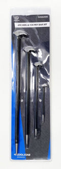 PRY BAR SET HEEL & TOE 4PC 6, 12, 16, 20 DROP FORGED - TOOLZONE KDPPN087