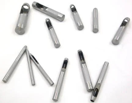 HOLLOW PUNCH SET 12PC 3mm TO 19mm HIGH CARBON STEEL - TOOLZONE KDPPN104