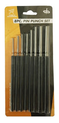 PIN PUNCH SET 8PC 3/32 TO 3/8 - TOOLZONE KDPPN140