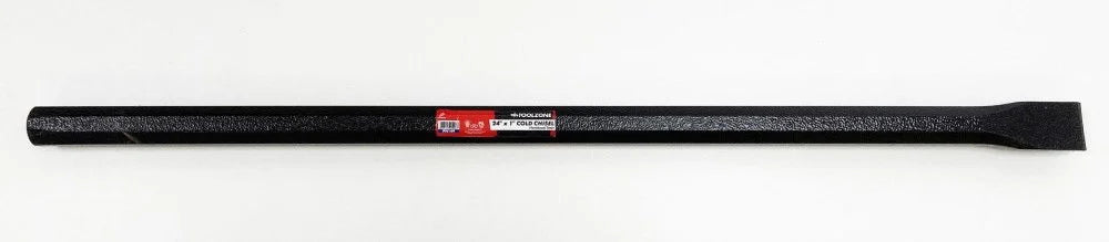 COLD CHISEL 24 x 1 DROP FORGED HARDENED STEEL BLACK FINISH - TOOLZONE KDPPN149