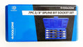 SPLINE SOCKET SET 7PC 3/8 DRIVE 110mm M4-M10 - TOOLZONE KDPSD080