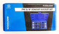 STAR BIT SET 7PC 3/8 DRIVE 110mm T25-T60 - TOOLZONE KDPSD081