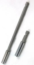 SCREWDRIVER BIT HOLDER SET 2PC 60mm 150mm 1/4 HEX SHANK MAGNETIC - TOOLZONE KDPSD271
