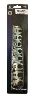 CROWSFOOT SPANNER SET 8PC 3/8 DRIVE 10mm TO 22mm POLISHED - TOOLZONE KDPSP039