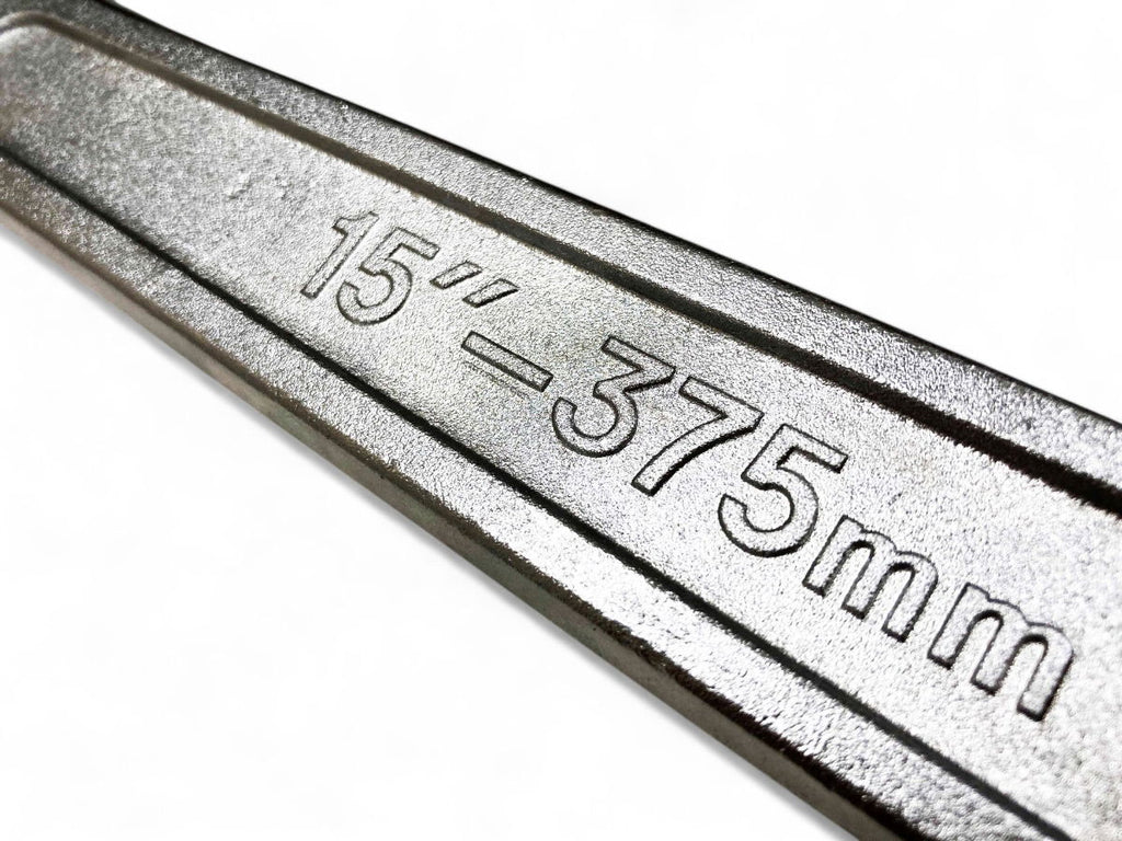 ADJUSTABLE SPANNER 15 MAX JAW 45mm DROP FORGED CHROME PLATED - TOOLZONE KDPSP046