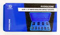 IMPACT SOCKET SET 1/2 DRIVE SHALLOW 10 PIECES 10-24mm - TOOLZONE KDPSS125