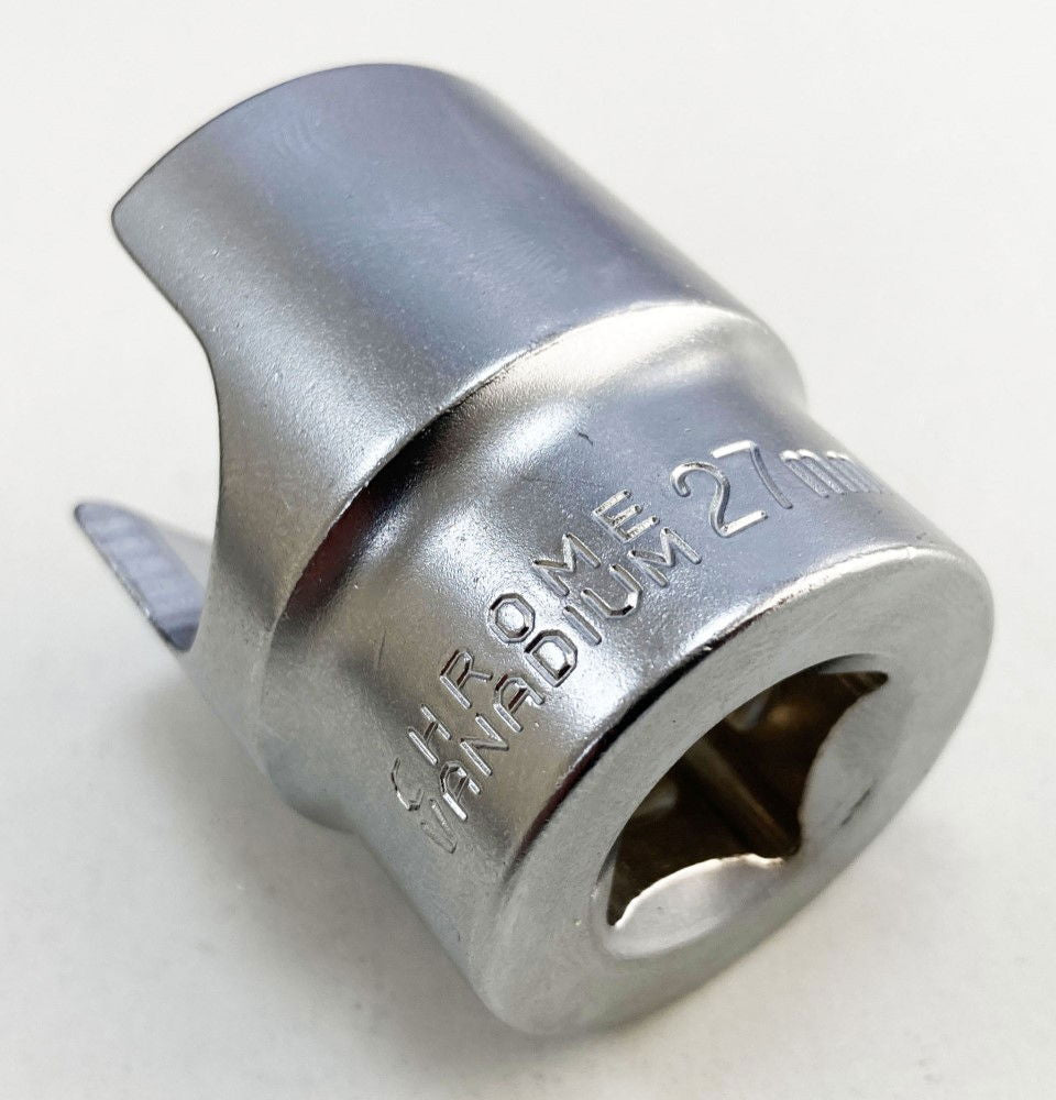 FUEL FILTER SOCKET 27mm 1/2 DRIVE CHROME VANADIUM STEEL - TOOLZONE KDPSS246