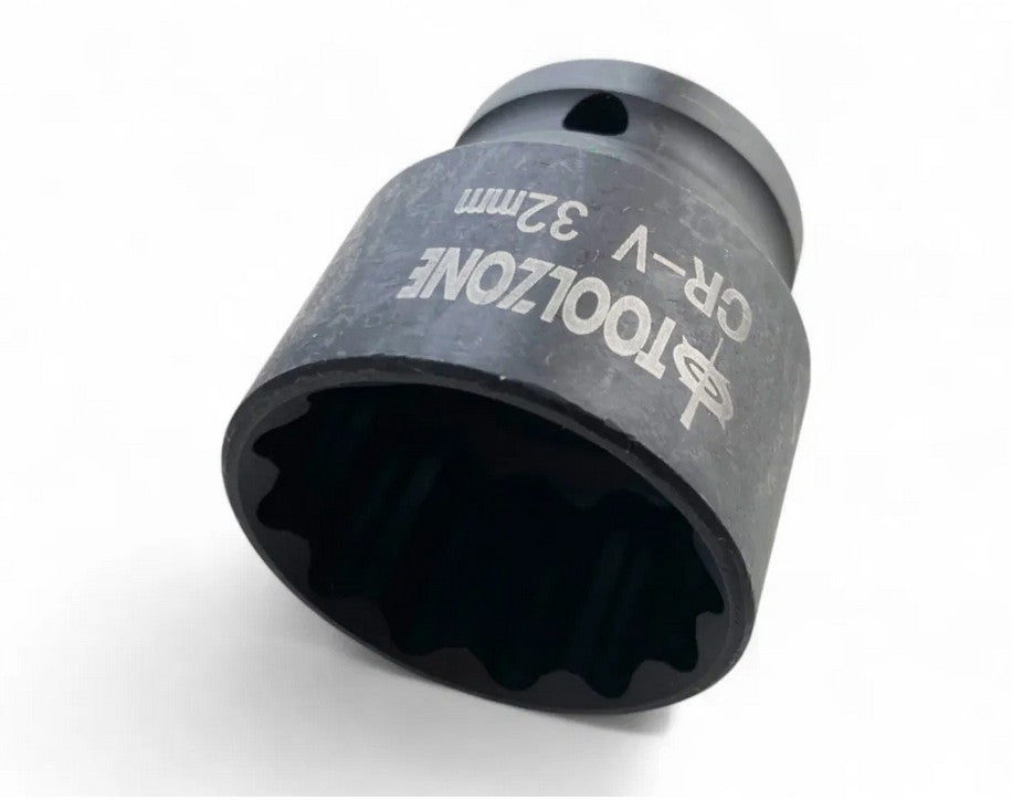 32mm IMPACT SOCKET 1/2inc 12-POINT SHALLOW CR-V - TOOLZONE KDPSS272