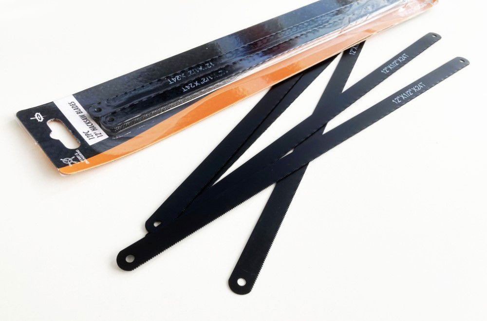 HACKSAW BLADES 12 24 TPI CARBON STEEL 12 PIECES - TOOLZONE KDPSW101